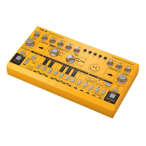 Behringer TD-3-AM Analog Bass Line Synthesizer, LTD Yellow
