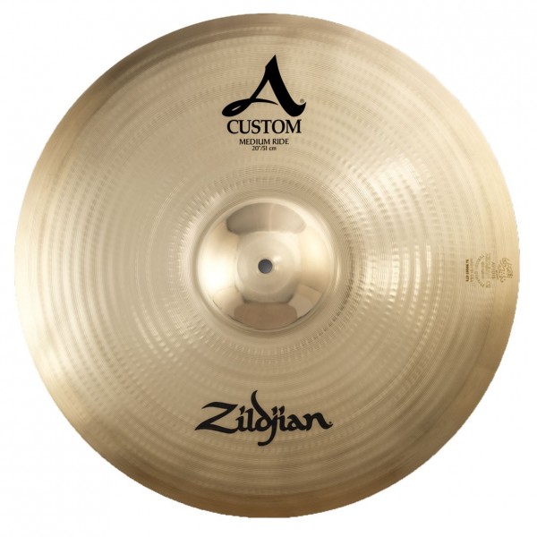 Zildjian A Custom 20" Medium Ride Cymbal, Brilliant Finish