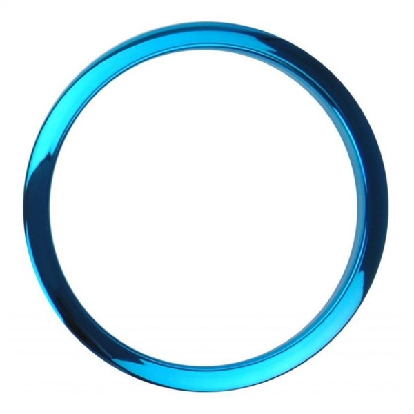 Bass Drum O's Sound Hole Ring Blue 4"