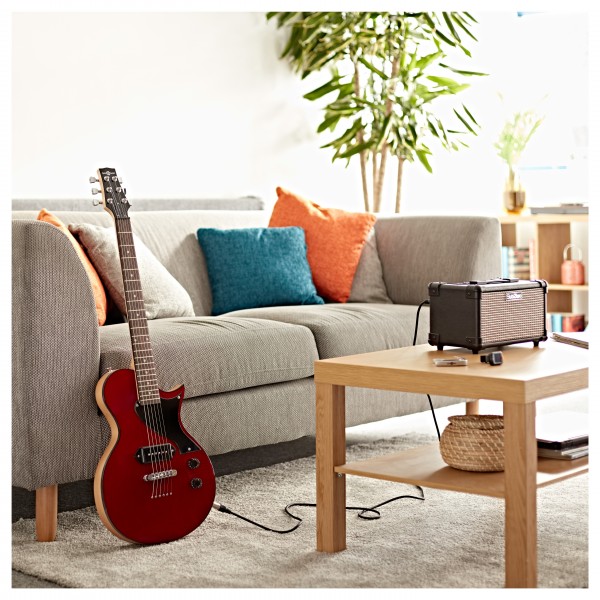 New Jersey Classic II Electric Guitar + Amp Pack, Cherry Red