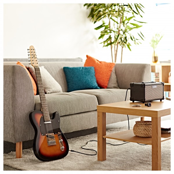 Knoxville Deluxe 12 String Electric Guitar by Gear4music, Sunburst