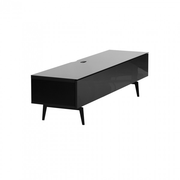 Spitfire Design Studio AV1650S Slim TV Cabinet, Black