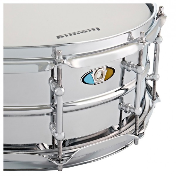 Ludwig Supralite 14" x 5.5" Beaded Steel Snare Drum