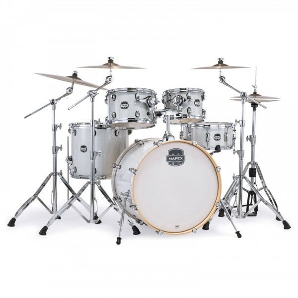 Mapex Mars Birch 22" 5pc Rock Fusion Drum Kit w/Hardware, Diamond