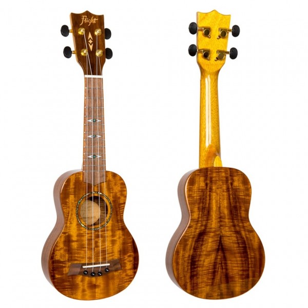 Flight DUS445 Soprano Ukulele, Acacia (Gloss)