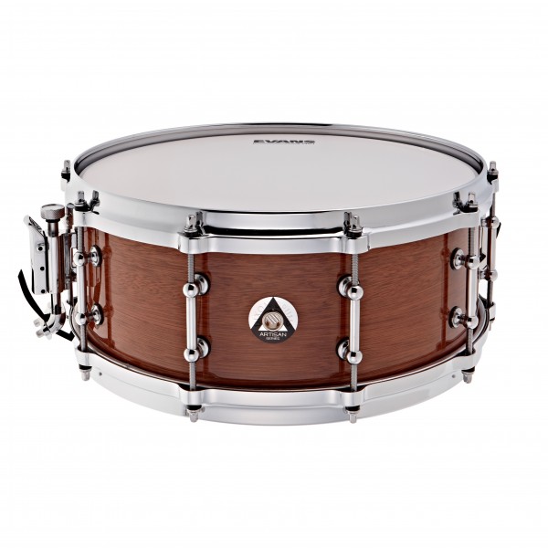 Dixon Drums 14 x 5.5" Artisan Series Rose Gum Snare Drum, Gloss Nat.
