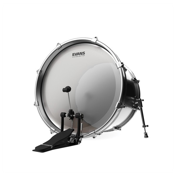 Evans EQ4 Frosted Bass Drum Head, 20"
