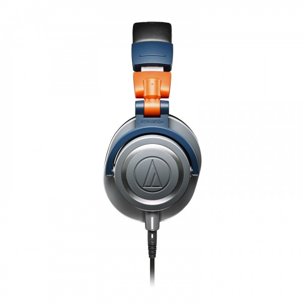 Audio-Technica ATH-M50x LAB Professional Monitor Headphones, Limited Edition Navy/Orange