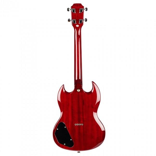 Flight Pioneer Tenor Electric Ukulele, Cherry Red
