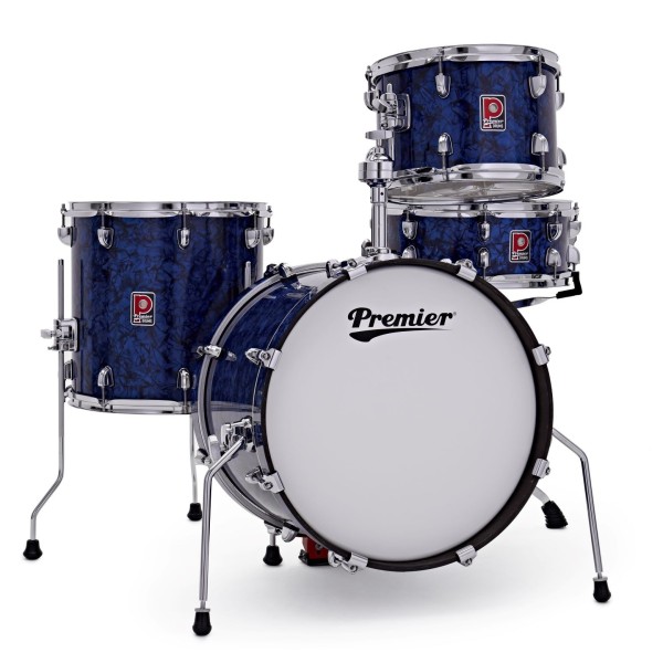 Premier Artist Heritage 18" 4pc Shell Pack, Blue Pearl & Soft Case Set