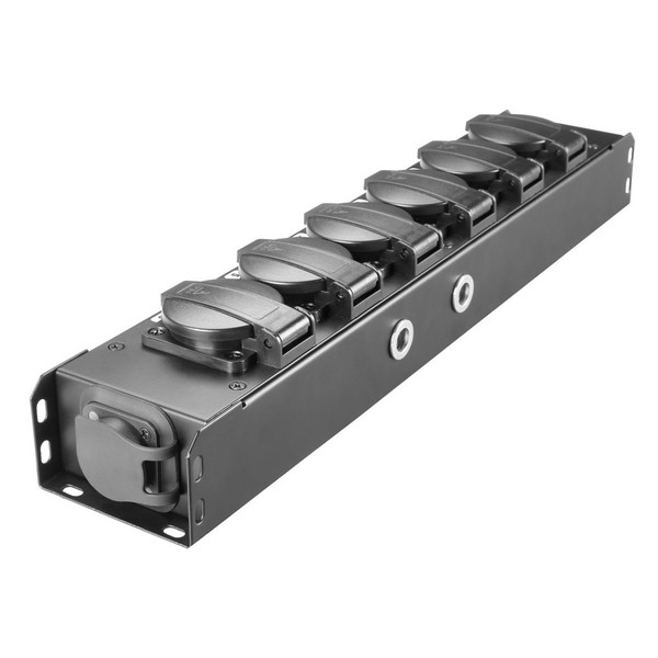 Adam Hall Proport IP54 Rated Power Strip, 6 EU Sockets