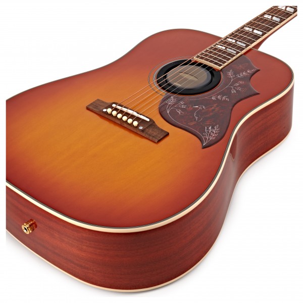 Epiphone Inspired by Gibson Hummingbird, Aged Cherry Sunburst Gloss
