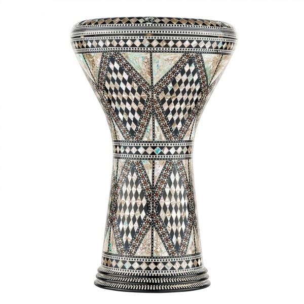 Meinl 8 3/4" Artisan Edition Doumbek, White Pearl, Mosaic Royale