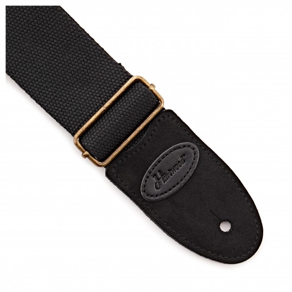 Hartwood Cotton Guitar Strap Black