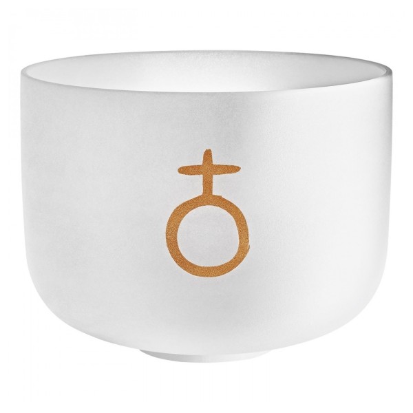 Meinl Planetary Tuned Crystal 12" Singing Bowl Set, Earth Year / Om