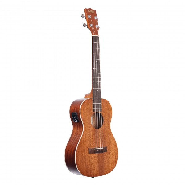 Kala KA-BE Mahogany Electro-Acoustic Baritone Ukulele, Satin