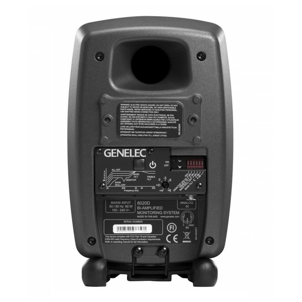 Genelec 8020D Studio Monitor, Grey (Single)