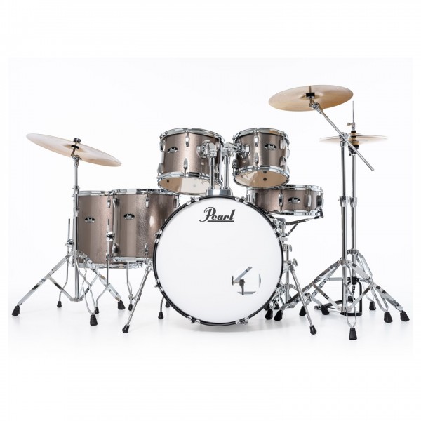 Pearl Roadshow 6pc Drum Kit w/Sabian Cymbals, Bronze Metallic