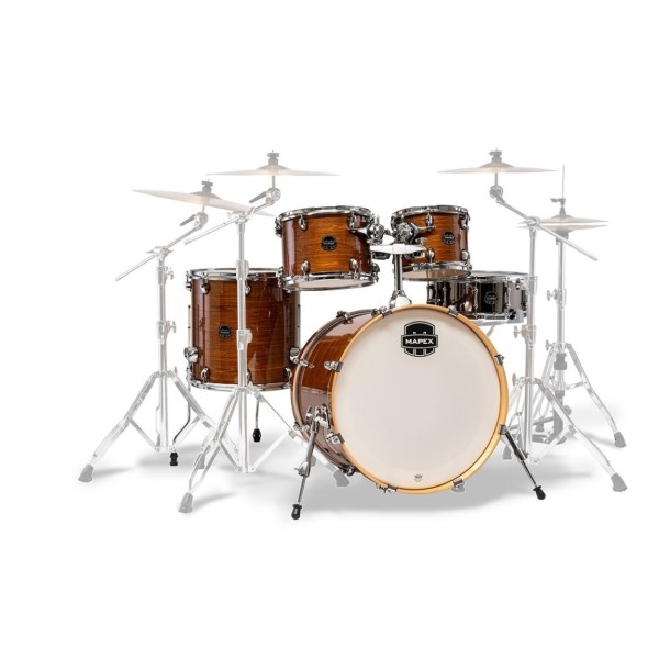 Mapex Armory 22" Rock Fusion 5pc Shell Pack w/Bag Set, Roasted Chestnut