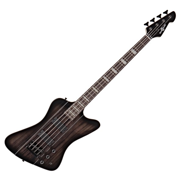 Harlem Z Bass Guitar + 15W Amp Pack, Trans Black