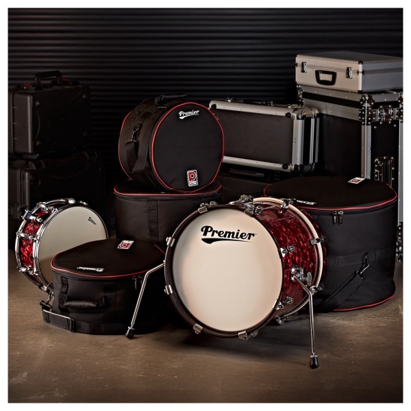 Premier Artist Heritage 16" 4pc Shell Pack, Burgundy Pearl & Soft Case Set