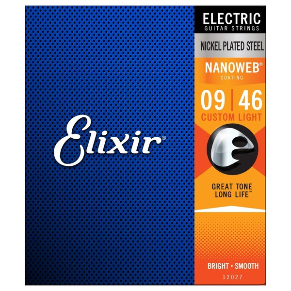 Elixir 12027 NANOWEB Custom Light Strings, 9-46