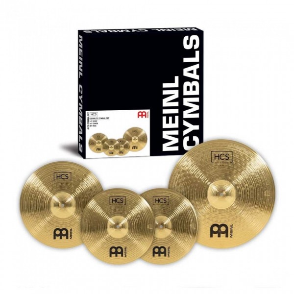 Meinl HCS Cymbal Set Plus Backpack & Stick Bag