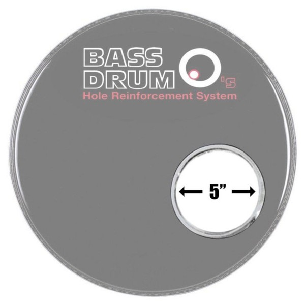 Bass Drum O's Sound Hole Ring Brass 5"