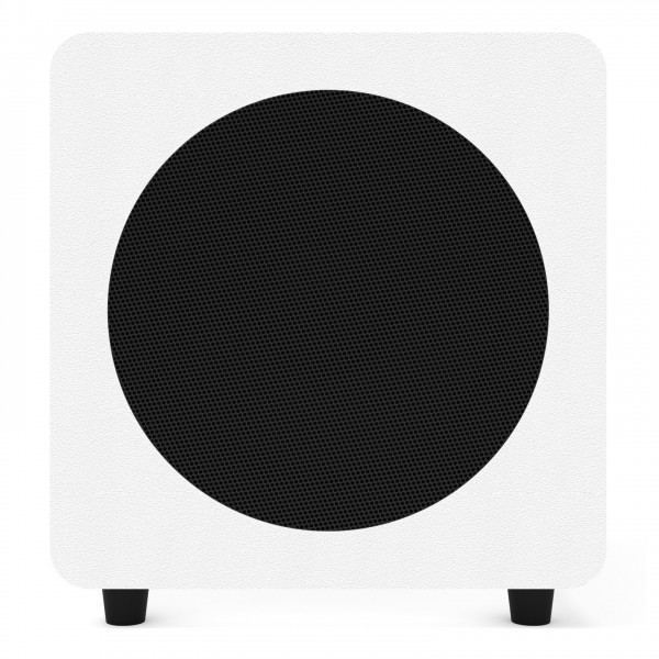 Kanto SUB8 Vinyl Subwoofer - Matte White