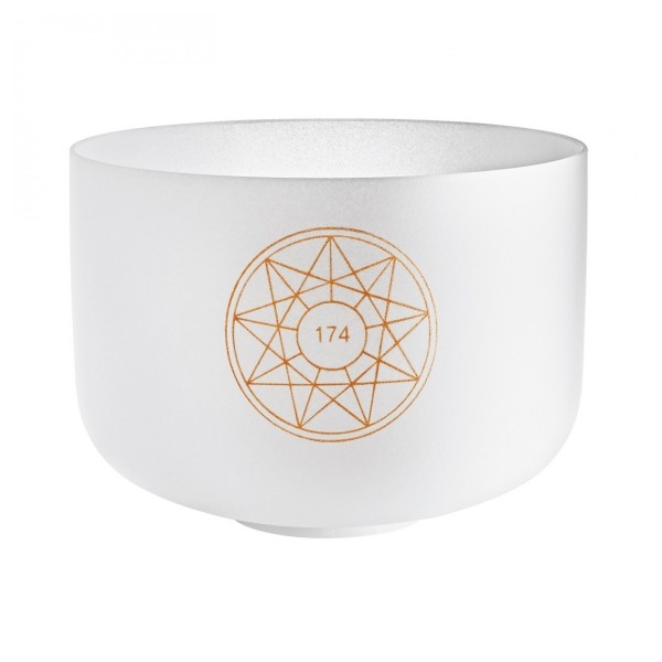 Meinl Solfeggio 12" Crystal Singing Bowl Set, 174 Hz, Note F3