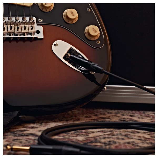Studiospares Pro Neutrik Mogami Guitar Cable, 5m Black