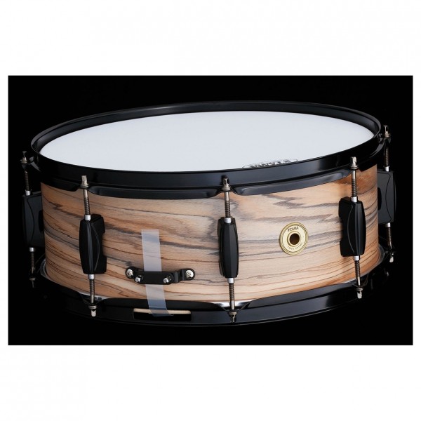 Tama Woodworks 14 x 5.5" Snare Drum, Natural Zebrawood Wrap
