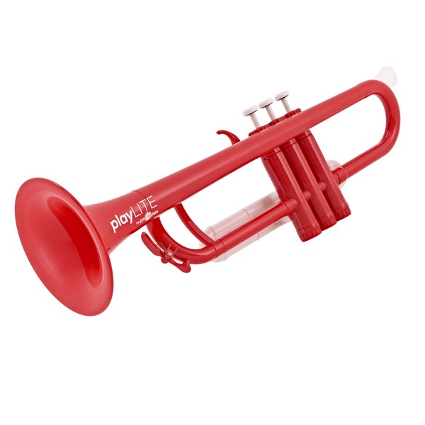 playLITE Hybrid Trumpet Beginner Pack by Gear4music, Red