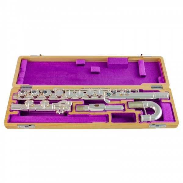 Trevor James Performer Alto Flute, Curved Voce Head, Silver Lip Rise