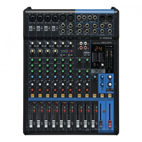 Yamaha MG12XU Analog USB Mixer with Gear4music Bag