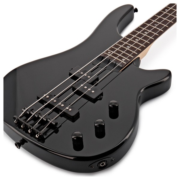 Harlem 4 Bass Guitar + 15W Amp Pack, Black