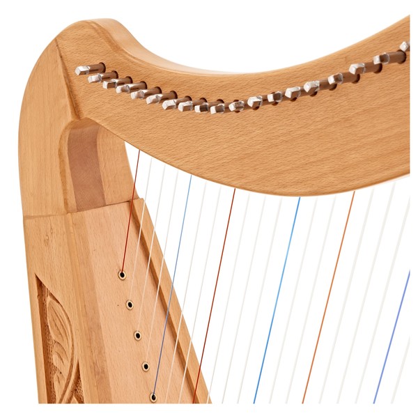 22 String Harp with Levers by Gear4music