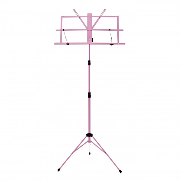 Music Stand with Carry Bag by Gear4music, Pink