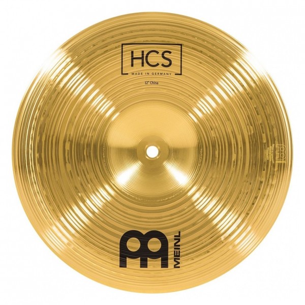 Meinl HCS 12" China Cymbal & Gear4music Boom Arm Stand, Black