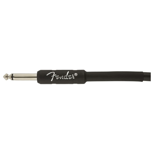 Fender Professional 18.6ft Straight Instrument Cable, Black