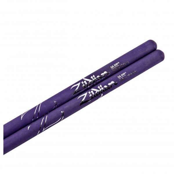 Zildjian 5A Purple Dip Wood Tip Drumsticks