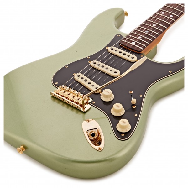 Fender Custom Shop '65 Dual-Mag Strat Journeyman, Sage Green Metallic #CZ571452