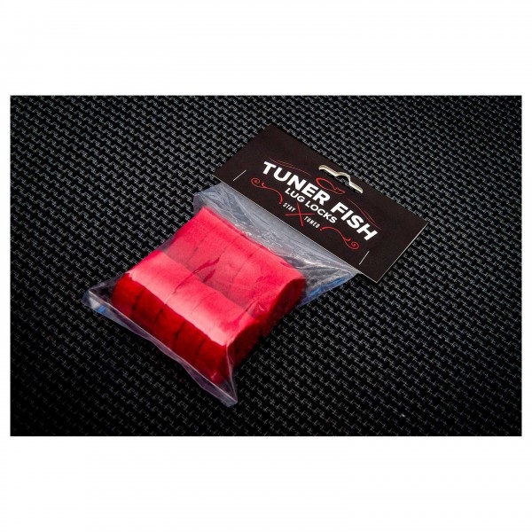 Tuner Fish Lug Locks Cymbal Felts 10pk, Red