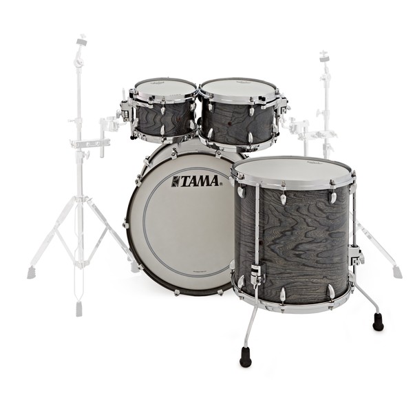 Tama Star Walnut 22" 4pc Shell Pack, Satin Charcoal Sen