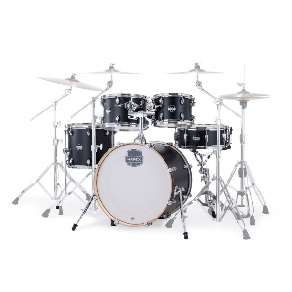 Mapex Mars Maple 20" 5pc Fusion Shell Pack, Matte Black