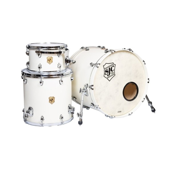 SJC Drums Tour Series 4pc Shell Pack, Antique White