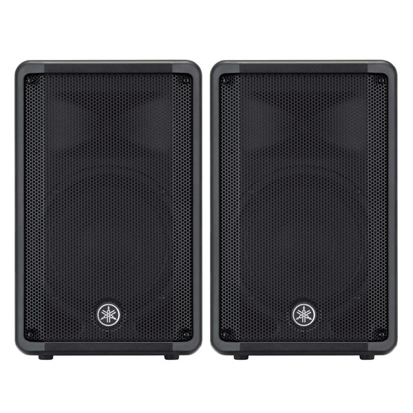 Yamaha CBR10 10" Passive PA Speaker, Pair with Stands and Bag