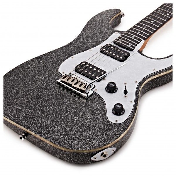 JET Guitars JS-500 Ebony, Black Sparkle