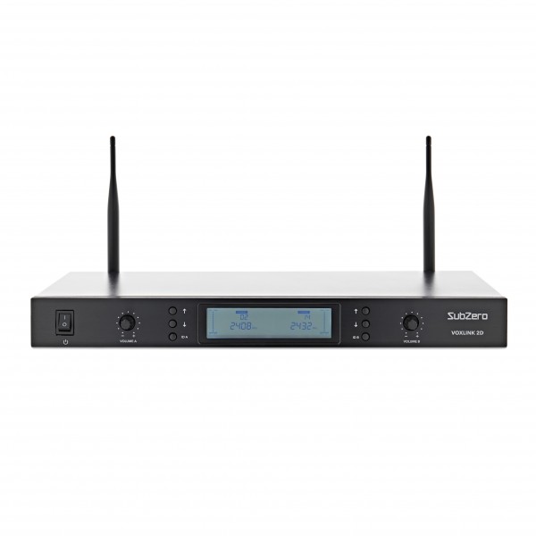 SubZero VOXLINK-2DL Dual Digital Wireless Headset and Lav Mic System