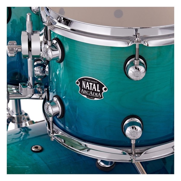 Natal Arcadia 22" Am. Fusion 5pc Drum Kit, Blue to Black Fade